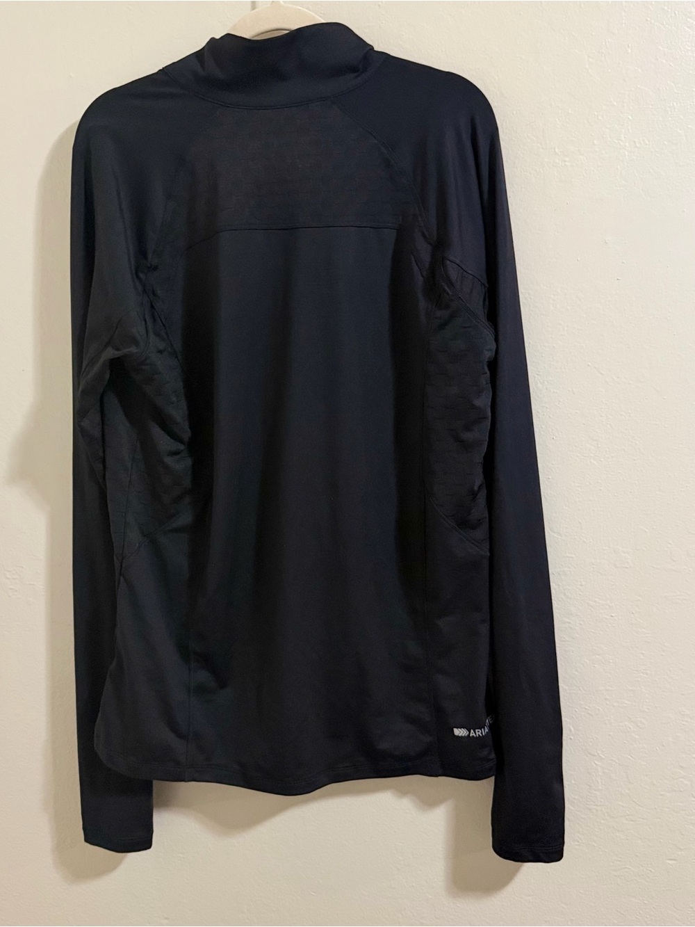 AriatTek womenâs Large black quarter zip western athletic wear lightweight - Picture 10 of 12